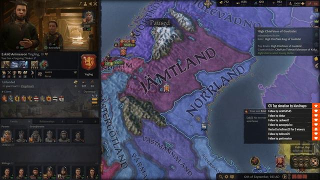 Crusader Kings III: Harald Fairhair - 1st King of Norway - ep18 смотреть онлайн