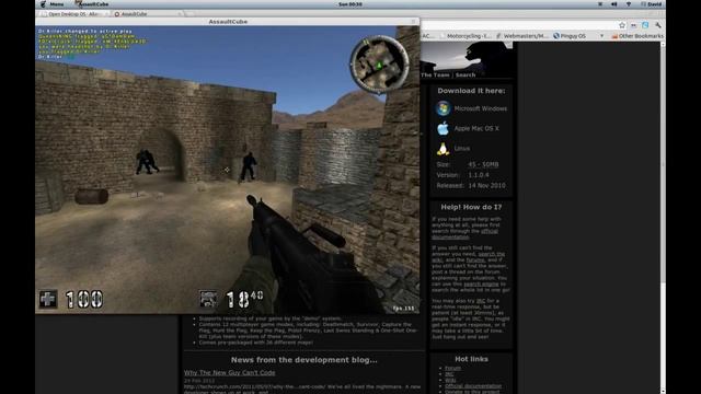 AssaultCube - Ubuntu 12.04 (Native Gaming in Linux) Open Desktop OS смотреть онлайн
