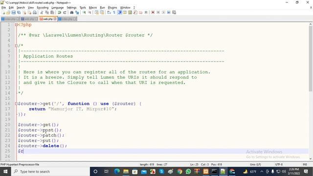 Lumen routing explained || Laravel routing explained || Bangla Tutorial | Lumen | Lumen Full Course смотреть онлайн