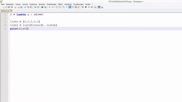 Python #33 - Filtern einer Liste смотреть онлайн