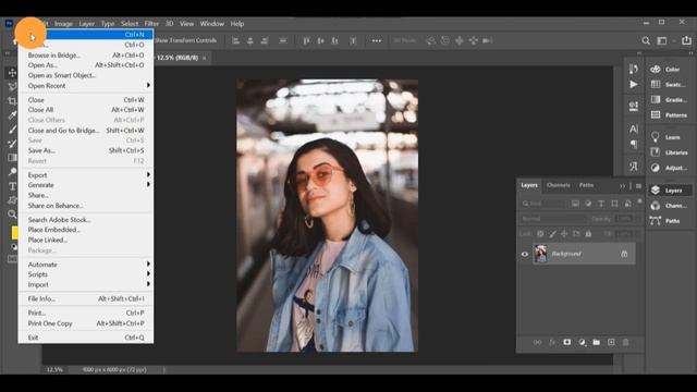 FLIP THE IMAGE EDITING TUTORIAL IN ADOBE PHOTOSHOP CC смотреть онлайн