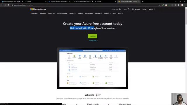 Deploy Angular application with Azure Static Web App Service and GitHub Actions смотреть онлайн