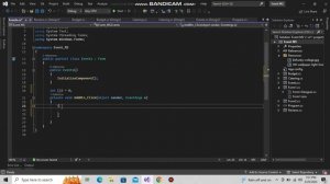 Event Management System in Visual Studio 2022 C#