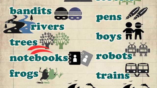 Цель 3 упражнение 3 (множественное число существительных) смотреть онлайн