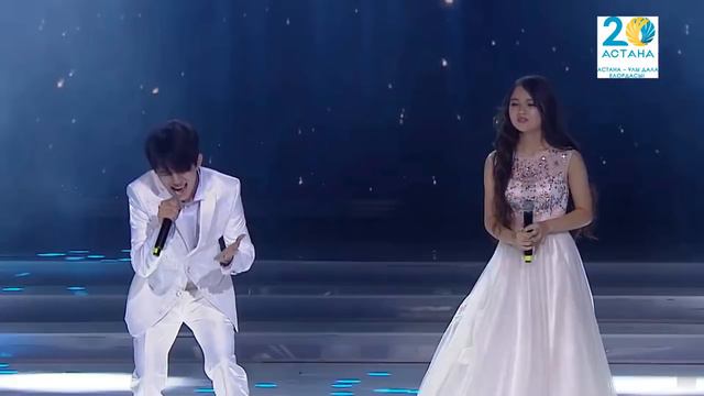 Dimash & Raushan !! потрясающий дебют Раушан Кудайберген !! смотреть онлайн