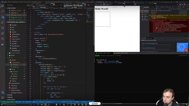 Learning Vue By Making A Pathfinding Visualizer Live смотреть онлайн