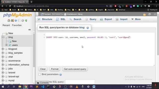 41 - Inserting into Tables - Complete PHP Course смотреть онлайн
