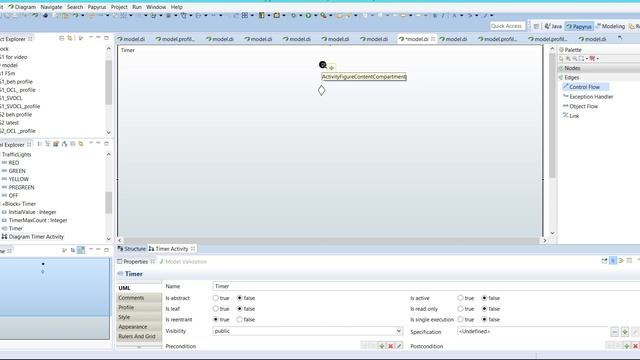 Modelling of a Timer using UML - SysML Activity Diagram part-1 смотреть онлайн