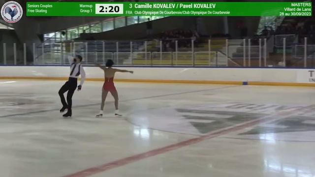 Camille KOVALEV / Pavel KOVALEV FS 2023 Masters de Patinage смотреть онлайн
