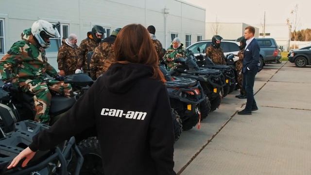 Тест-драйв квадроциклов Can-am на экологической ферме М2 23.10 смотреть онлайн