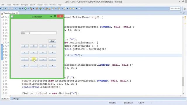 Java GUI calculator part 2 смотреть онлайн