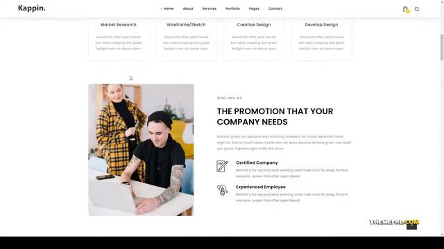 Kappin - Modern Agency and Portfolio WordPress Theme consulting business Akari смотреть онлайн