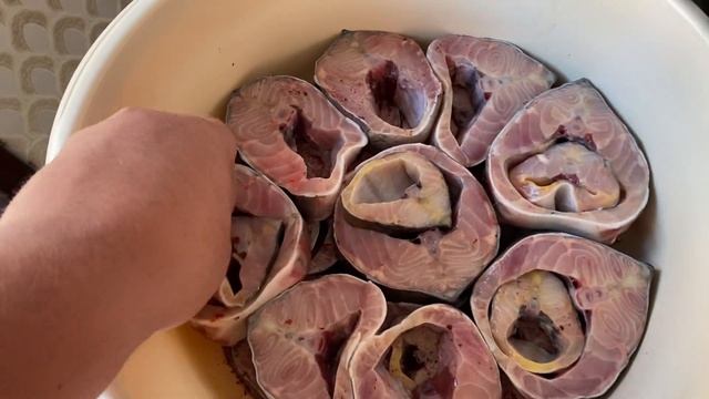 Изумительный маринад шашлыка из Осетрины. смотреть онлайн