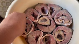 Изумительный маринад шашлыка из Осетрины.