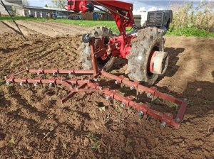 Реализация и испытание плавающей сцепки для культиватор бороны. КБ-00.000.МТЗ с Weima WM188F 13л/с.