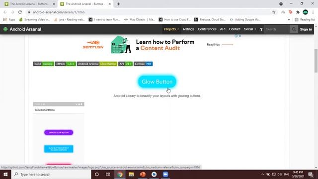 Android Libraries Website (Android Arsenal) смотреть онлайн