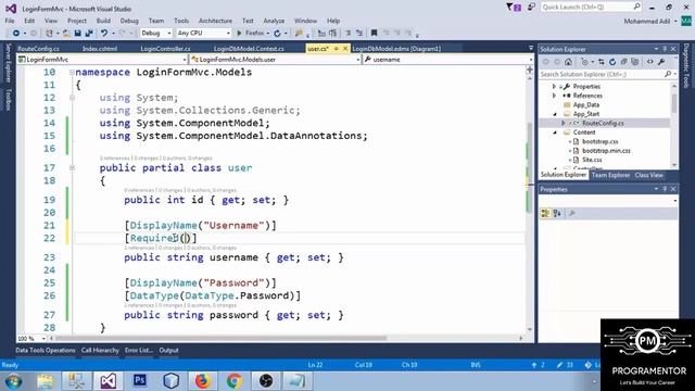 38 | Creating Login form, Logout Using Session And Entity Framework In ASP.NET MVC (Hindi/Urdu) смотреть онлайн