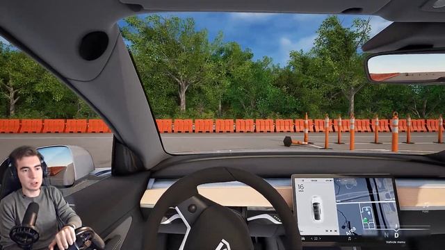 ЕСЛИ БЫ Я СДАВАЛ ЭКЗАМЕН НА АВТОДРОМЕ НА TESLA - CityDriver смотреть онлайн