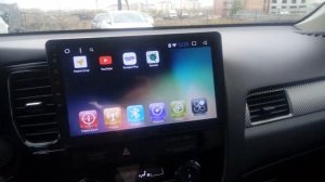 Митсубиси outlander 3 inform сенсорная магнитола замена штатной