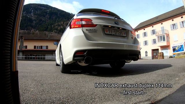 Subaru Levorg Exhaust