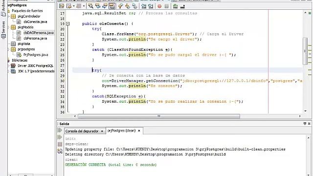 Java con Postgres a tres capas Swing Parte 1 смотреть онлайн