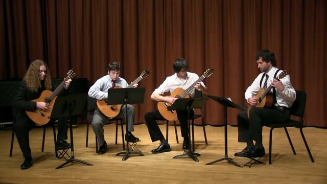 Manuel Penella - El Gato Montes (guitar quartet) смотреть онлайн