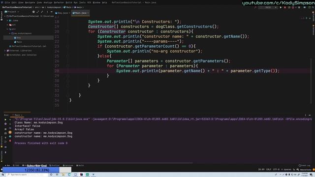 Java Tutorial - Reflection Basics смотреть онлайн