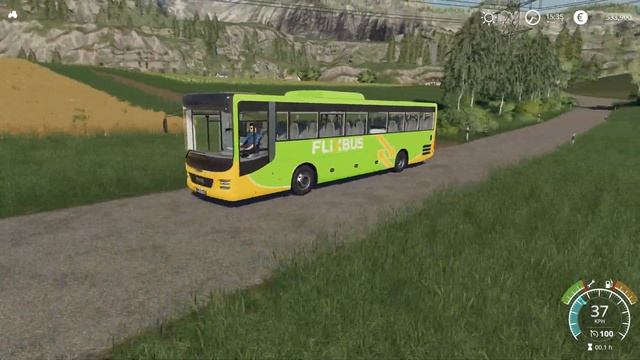FS19 - MAN LIONS INTERCITY FLIXBUS - Farming Simulator 2019 BUS Vehicle Mod #gaming #games #gamepla смотреть онлайн