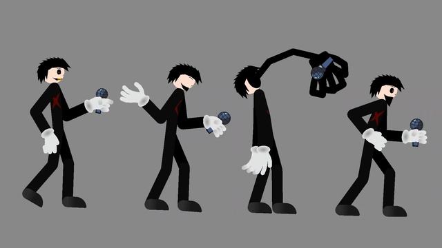 Simon Lord X V4 version Stks sprites poses (Stick nodes animation) смотреть онлайн