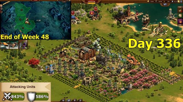 Forge of Empires: 1 Year City Timelapse - From Nothing to Unstoppable GBG Fighter in a Year! смотреть онлайн
