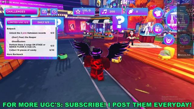 How To Get Batpack in AVNU: Where Music Meets (ROBLOX FREE LIMITED UGC ITEMS) смотреть онлайн
