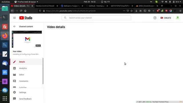Instalasi & Konfigurasi HestiaCP di Debian 10 (Buster) смотреть онлайн