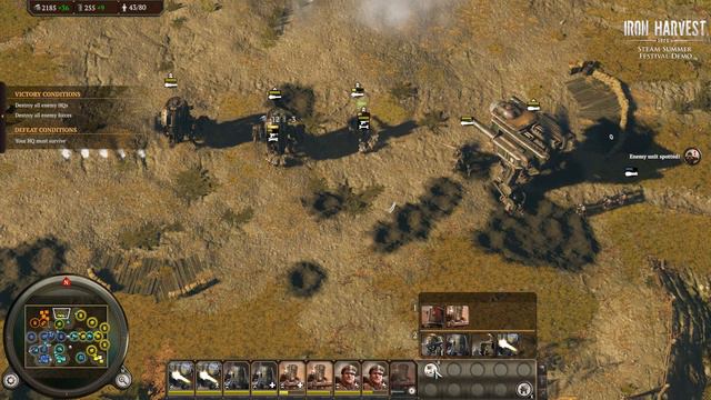 Iron Harvest Polania Republic demo 3v3 skirmish battle 1 part 3-3 смотреть онлайн