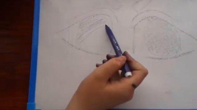 Как нарисовать прикольные глазки♡♥♡ смотреть онлайн