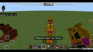 Крутой Аддон от Dany Fox Fnaf 2 Helloween Edition в майнкрафт