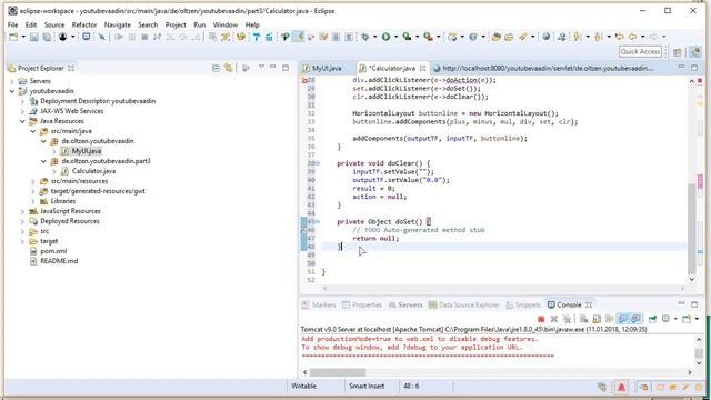 Warum Vaadin 8: Calculator & Layout #03 смотреть онлайн