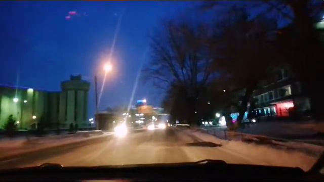 Вечерний заезд по городу Семей смотреть онлайн