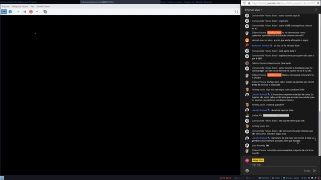 Live Coding #15 - Fedora 32 mínimo, script de pós-instalação e outros recados смотреть онлайн