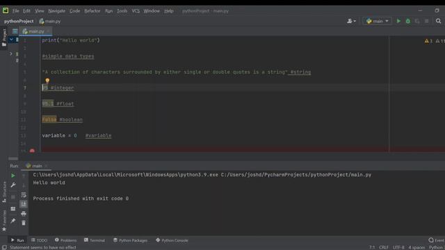 Python 3 tutorial for beginners | Simple Data Types #python3 смотреть онлайн