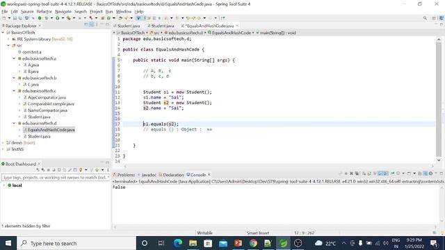 hashCode () | equals() | == in Java смотреть онлайн