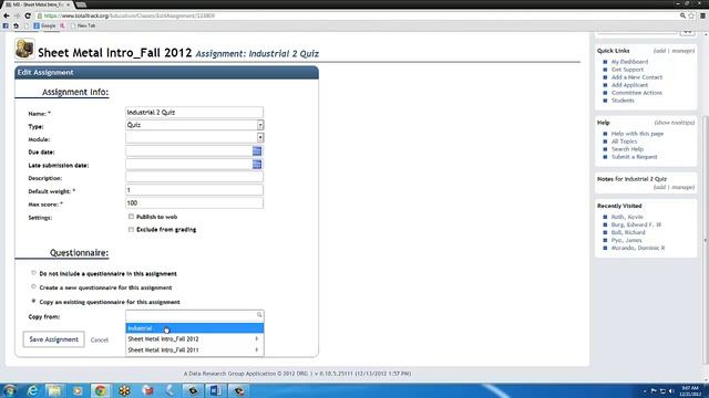 How to Copy an Existing questionnaire for an Assignment смотреть онлайн