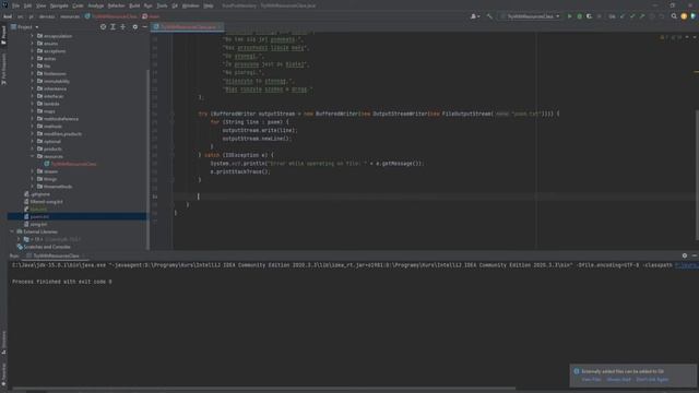 #32 Try-with-resources - Kurs Podstaw Javy смотреть онлайн