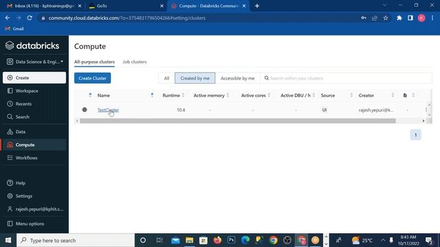 01 Azure Data Bricks Demo Part-01 | Bhaskar Jogi | Go Online Trainings | 90000 75637 смотреть онлайн