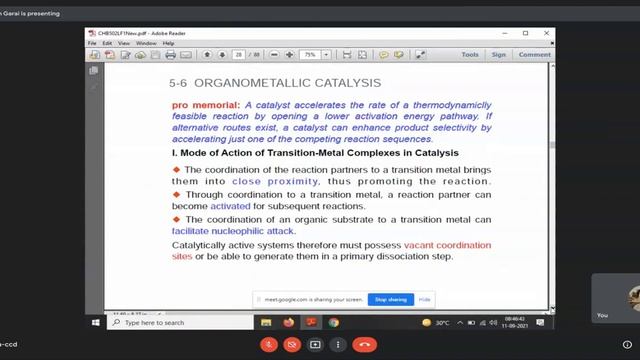 Organometallic Chemistry [Excrept 3] смотреть онлайн