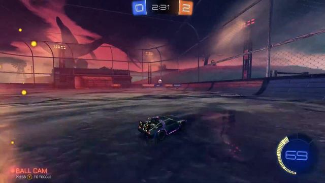 A bit of delorean action - Rocket league смотреть онлайн