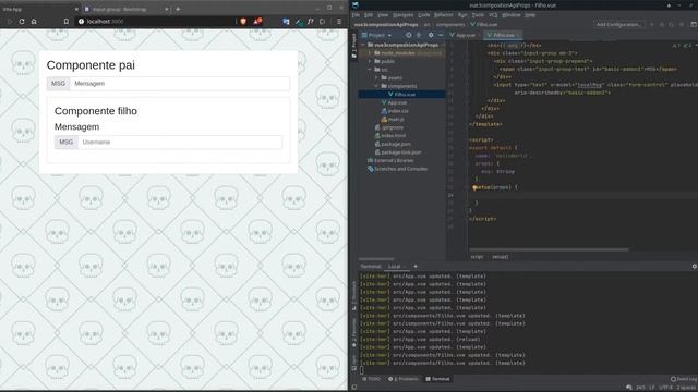 VUE COMPOSITION API: PROPS смотреть онлайн