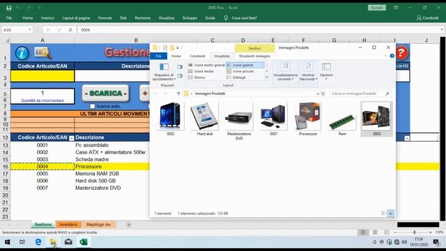 Come associare immagini o foto ai prodotti - Tutorial Gestione Magazzino Excel смотреть онлайн