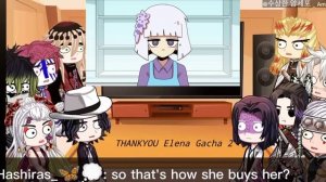 •uppermoons & Hashiras Muzan + oyakata react funny animations || Kny|| 2/6 |•|Read desc|•|