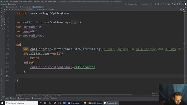 ? Ejercicio.- Calcular promedio de un alumno con arreglos en Android Studio [39] смотреть онлайн