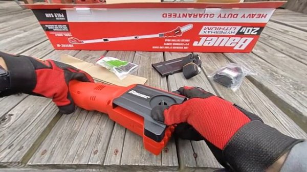 BAUER 20v HYPERMAX™ Lithium-Ion Cordless Pole Saw - Tool Only @JamesBondJB007